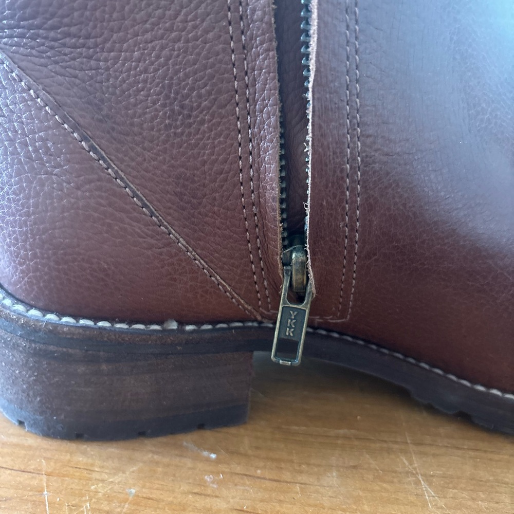 L.L. Bean Tan Leather Boots - Picture 7 of 8